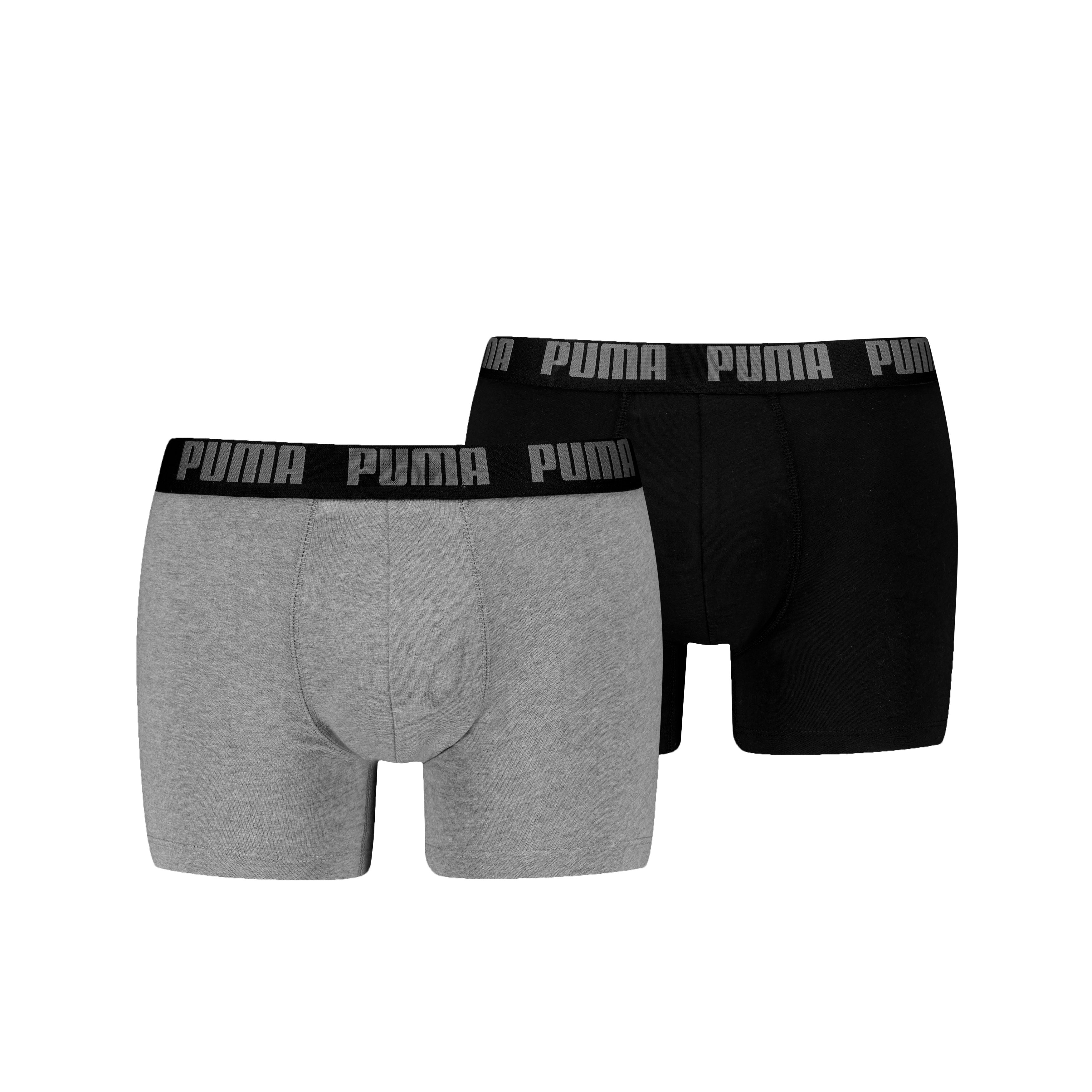 PUMA Боксерские мужские трусы, боксерки PUMA MEN EVERYDAY BASIC BOXERS 2P (Packung, 2er Pack) mit Puma Webbund