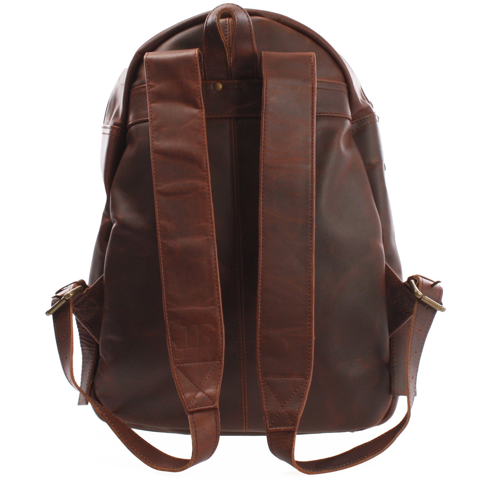 LECONI Freizeitrucksack großer Rucksack Lederrucksack Damen Herren Echt Leder LE1017