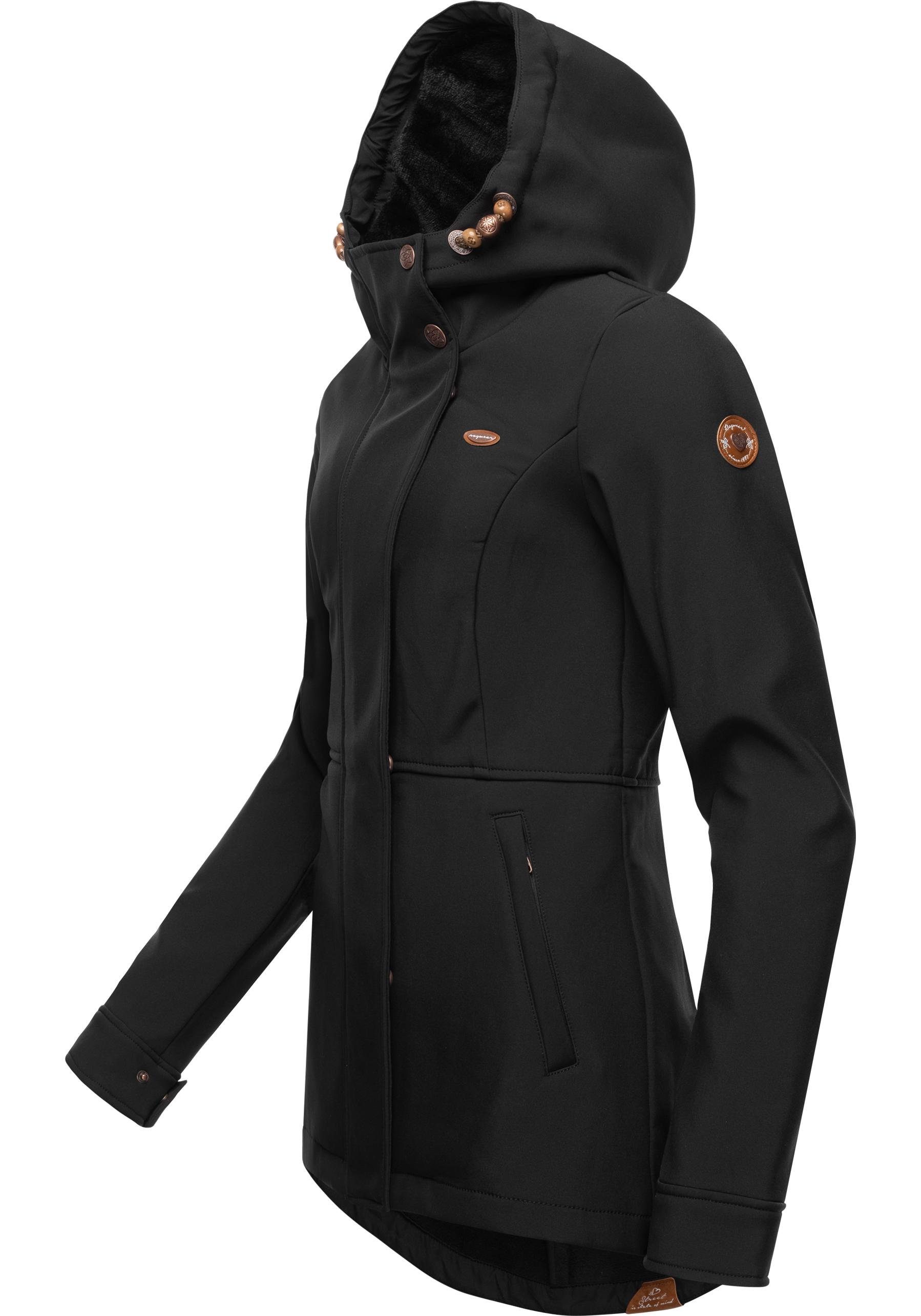 Ragwear Softshelljacke Yba sportliche Damen Outdoorjacke günstig online kaufen