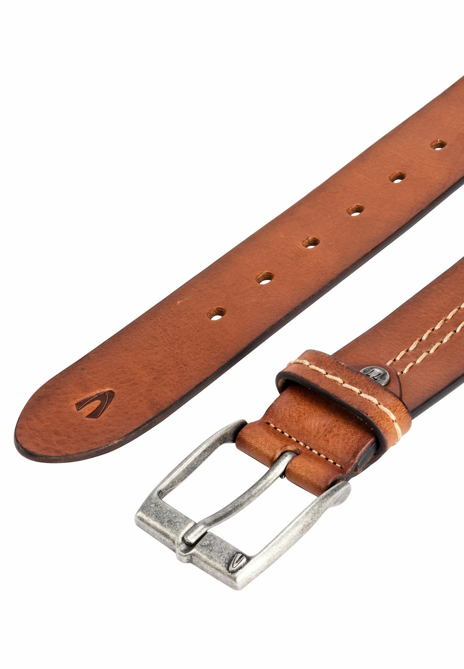 Cognac camel Ledergürtel Leder active aus