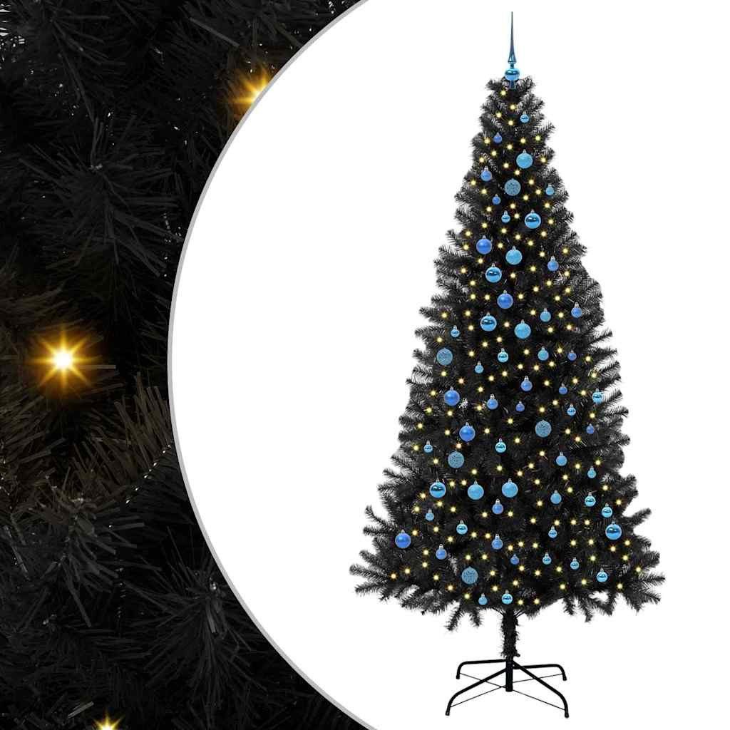 Künstlicher Weihnachtsbaum Weihnachtsbaum Schwarz 240 cm PVC