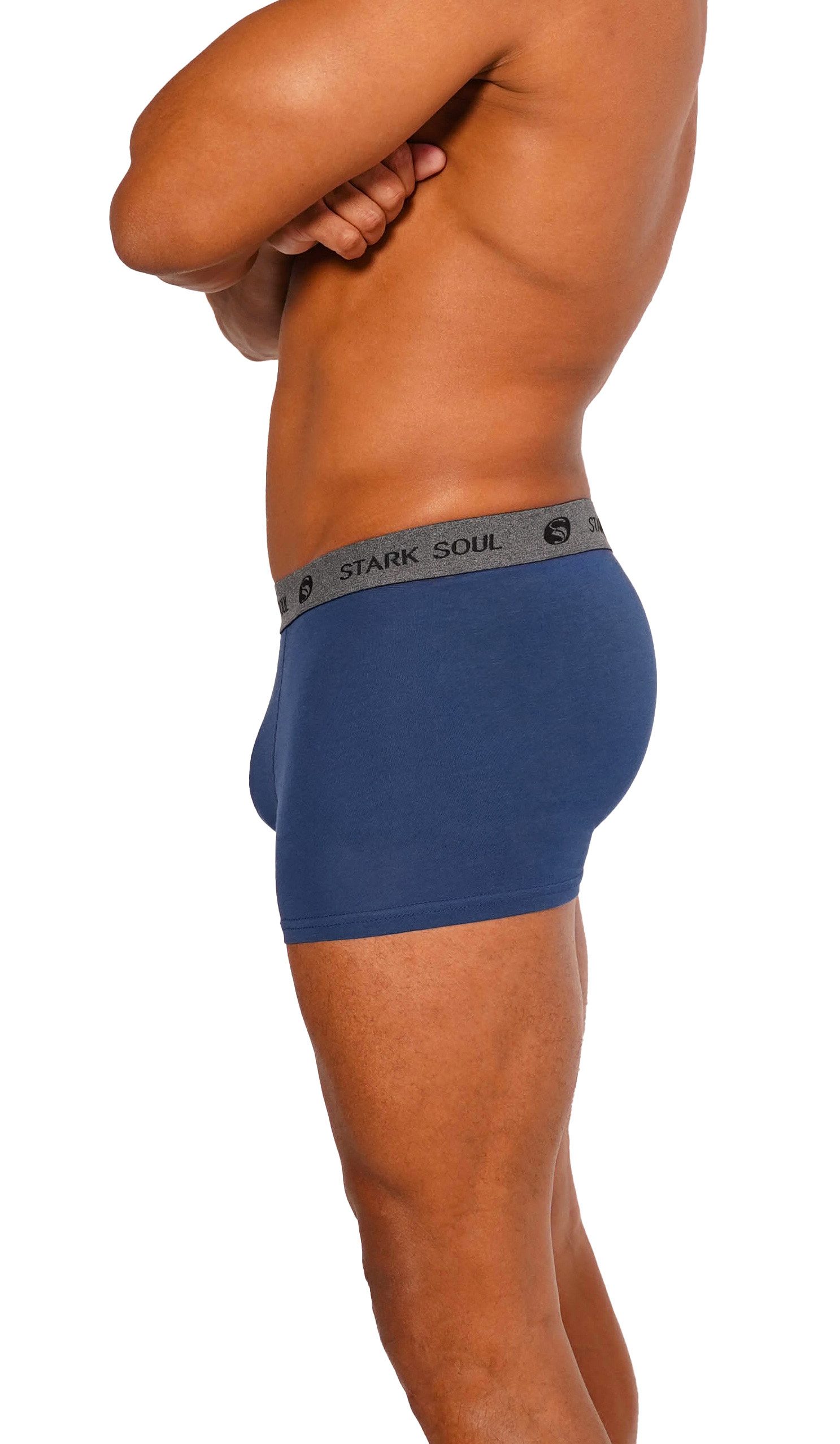Stark Soul® Boxershorts Herren Boxershorts, Hipster im 6er Pack, Baumwoll-Unterhosen 6er-Pack – Bild 4 von 5