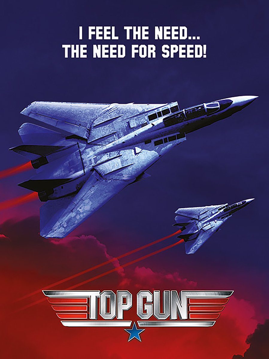 PYRAMID Poster Top Gun Poster I Feel The Need 61 x 91,5 cm