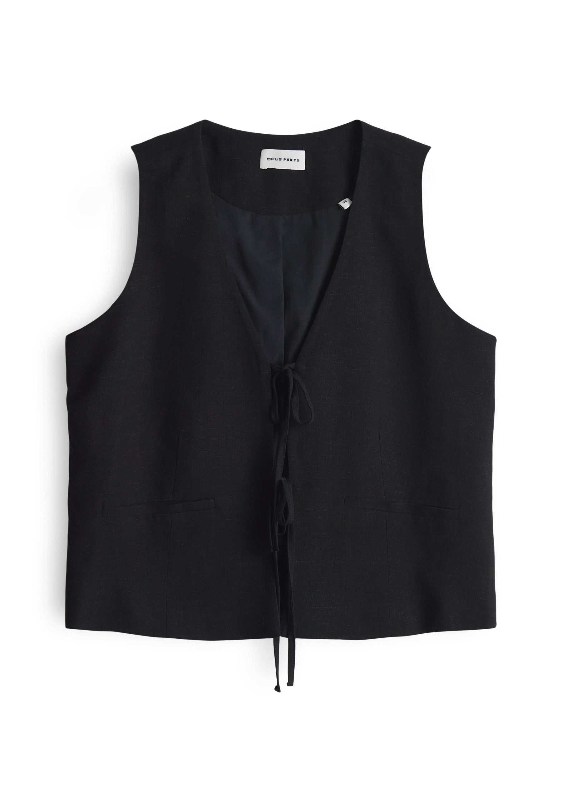 OPUS PANTS Anzugweste WRINA aus nachhaltigem Viskose Leinen Mix günstig online kaufen