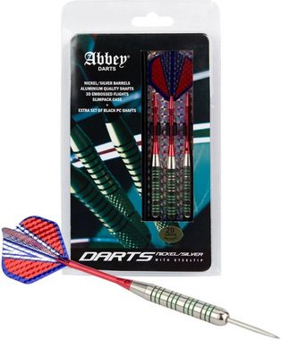 Abbey Darts Dartpfeil NICKEL/SILBER Dartpfeile mit Stahlspitze versch. Größen 20 - 21 - 23