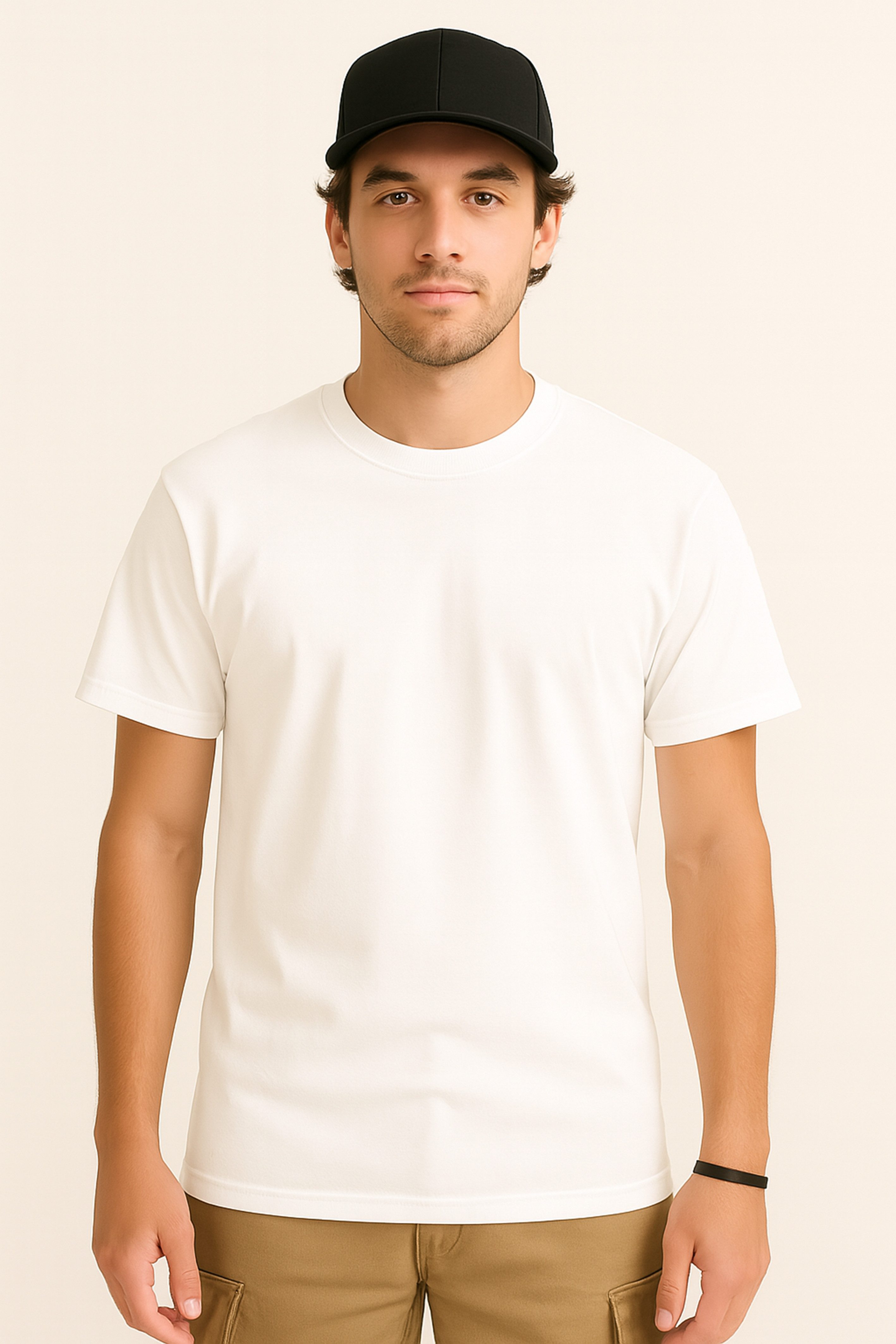 Banco Print-Shirt Trendiges Herren mit Skate-Skelett-Print – Streetwear Sommer Unifarben