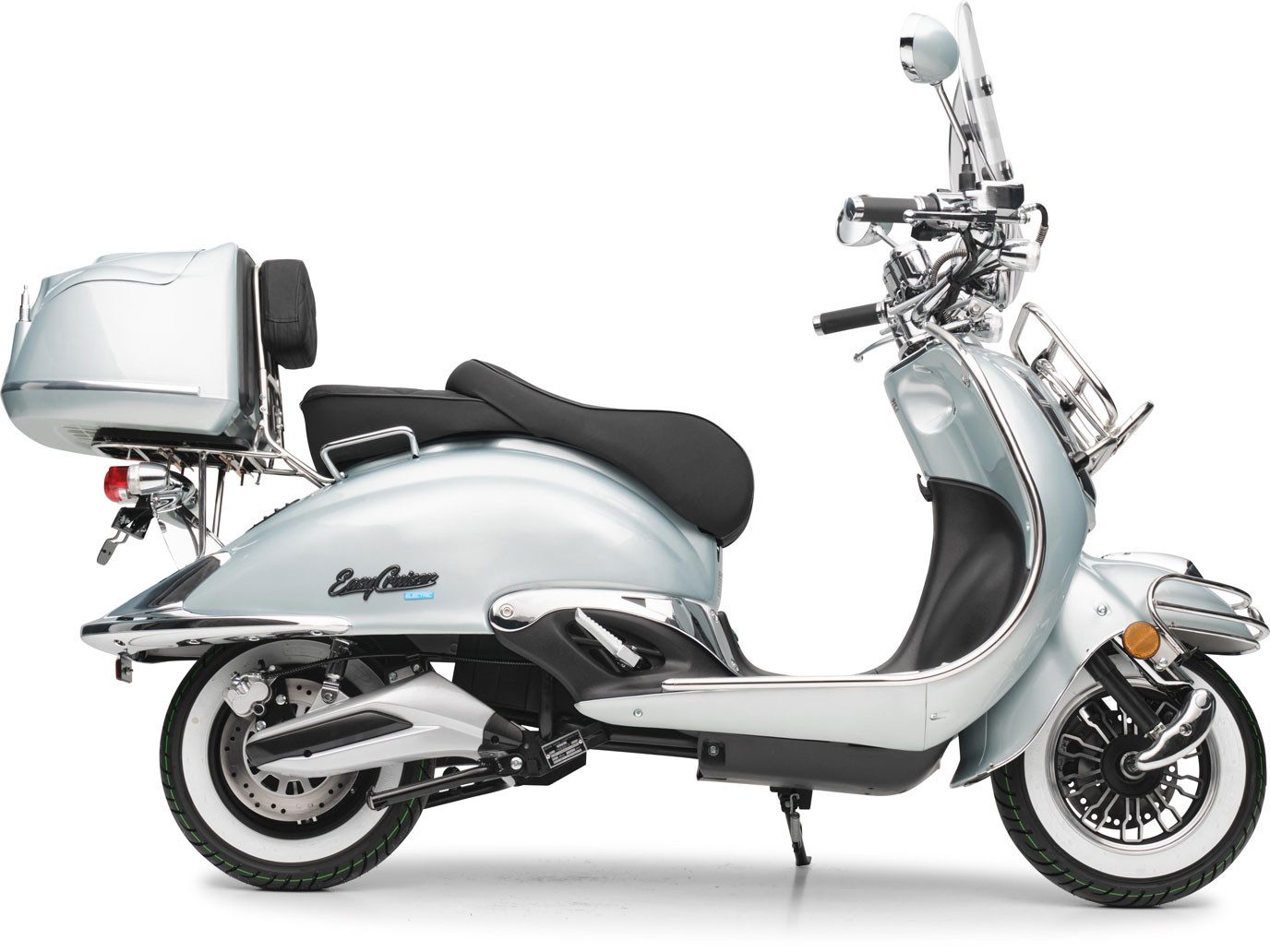 Burnout E-Motorroller EasyCruiser Elektro, 2000 W, 45 km/h, E-Roller Leistungsstarker Bosch Elektromotor