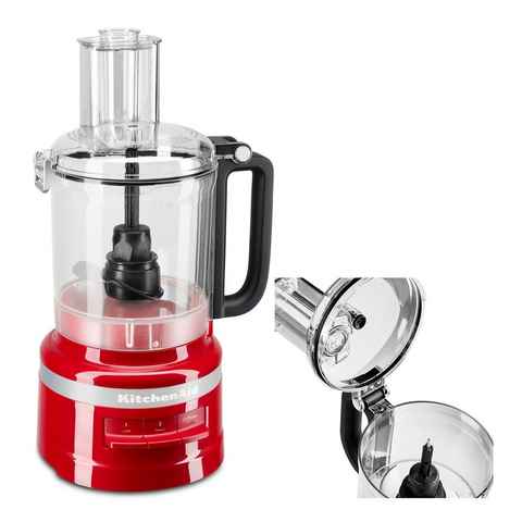 KitchenAid Küchenmaschine 5KFP0919, 250 W, 2.1 l Schüssel, 2,1 Liter Arbeitsschüssel, Klappdeckel und Einfüllöffnung, Teigmesser