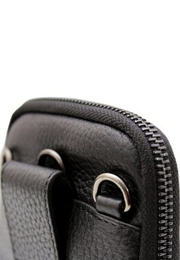 Braun Büffel Smartphonetasche NOVARA Phone Pouch schwarz, mit längenverstellbarem Umhängegurt