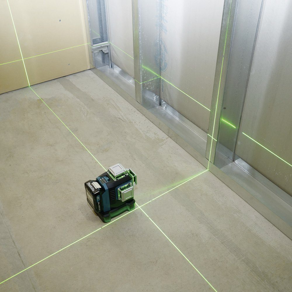 Makita Nivelliergerät Makita SK700GD Multilinienlaser ohne Akku Reichweite (max): 70 m, (SK700GD)