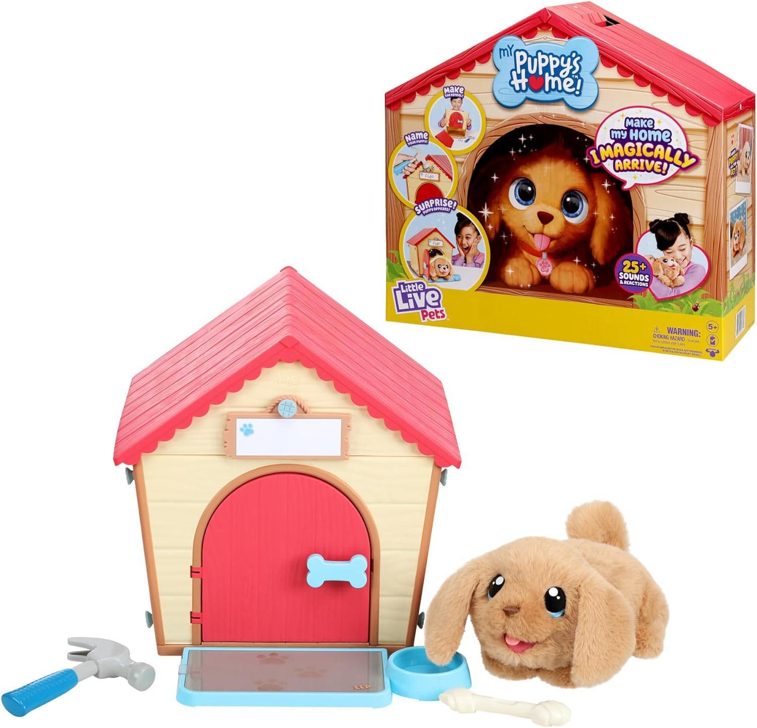 Moose Toys Robotertier Moose Toys 26477 - My Puppy's Home: interaktiver Hund mit Hundehütte