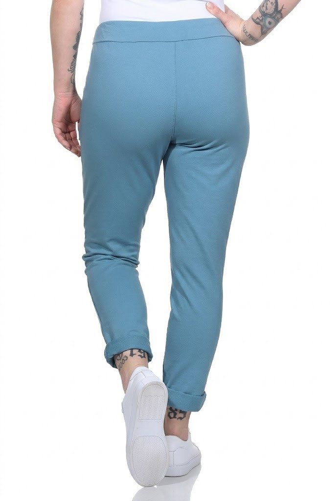 CLEO STYLE Jogginghose Damen Jogginghose 94 Blau günstig online kaufen