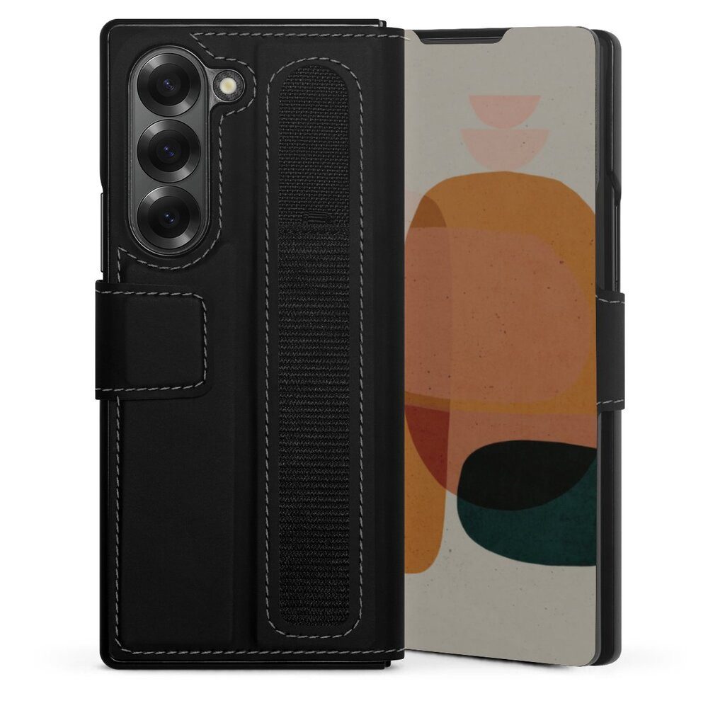 DeinDesign Handyhülle Farbe bunt Abstrakt Abstract Blush, Samsung Galaxy Z Fold 6 Hülle Handy Flip Case Wallet Cover