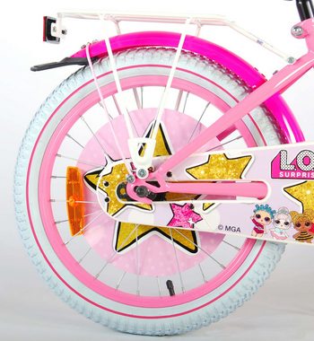 Volare Kinderfahrrad Kinderfahrrad LOL Surprise für Mädchen 18 Zoll Kinderrad für Pink