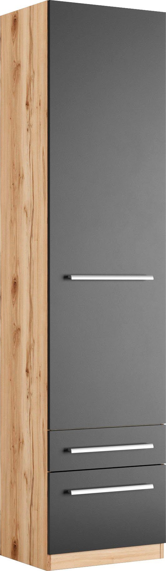 priess Kleiderschrank Schrank Garderobe Wäscheschrank Barcelona in 5 Breiten viel Stauraum, geräumige Schubkästen, mit Spiegel, MADE IN GERMANY