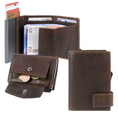 SecWal Kartenetui SW2, Kartenbörse, Minibörse, Kartenetui Alucase, RFID Schutz und Münzfach