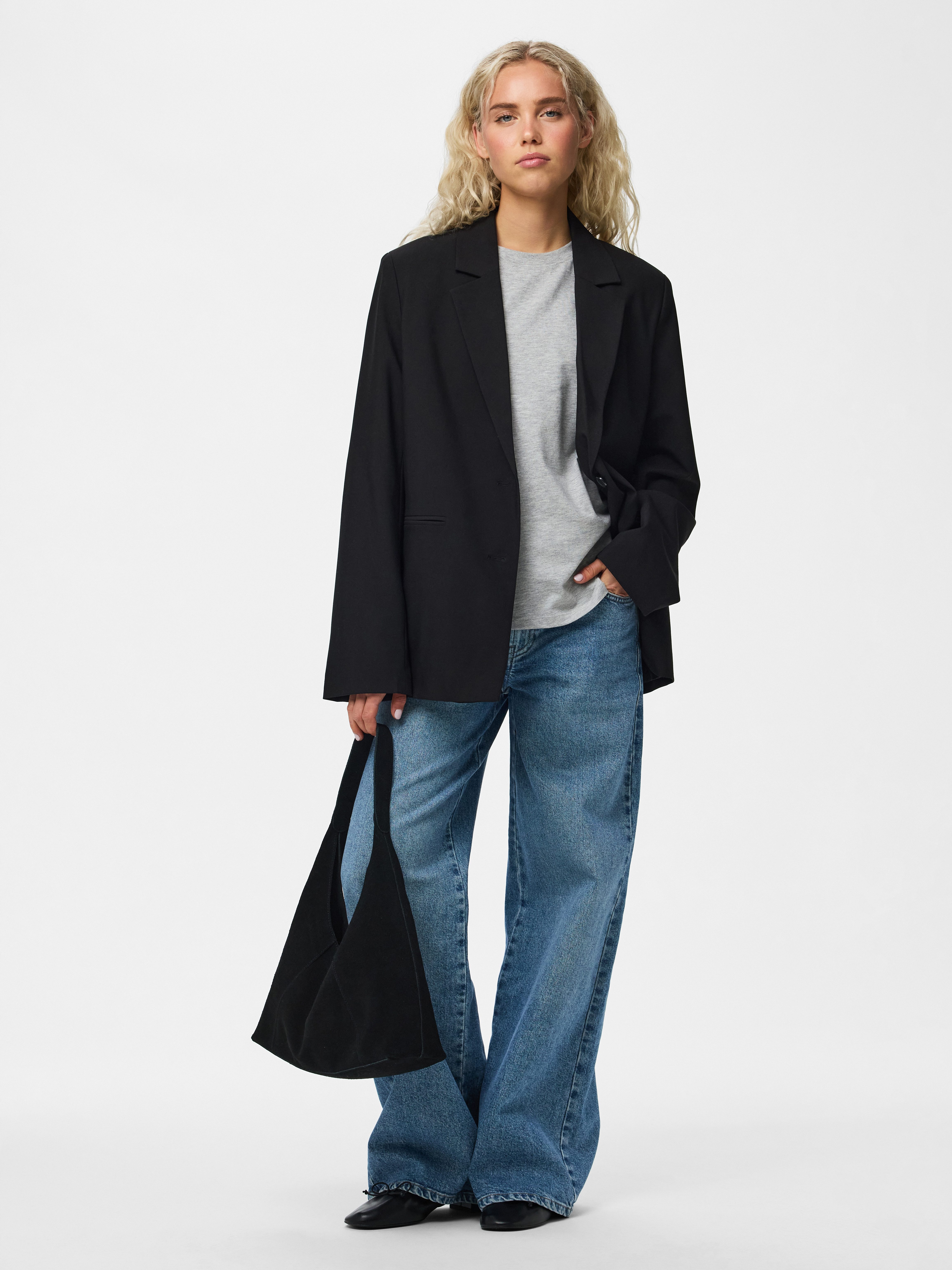 pieces Longblazer PCBOSELLA LS LOOSE BLAZER NOOS BC Materialmix