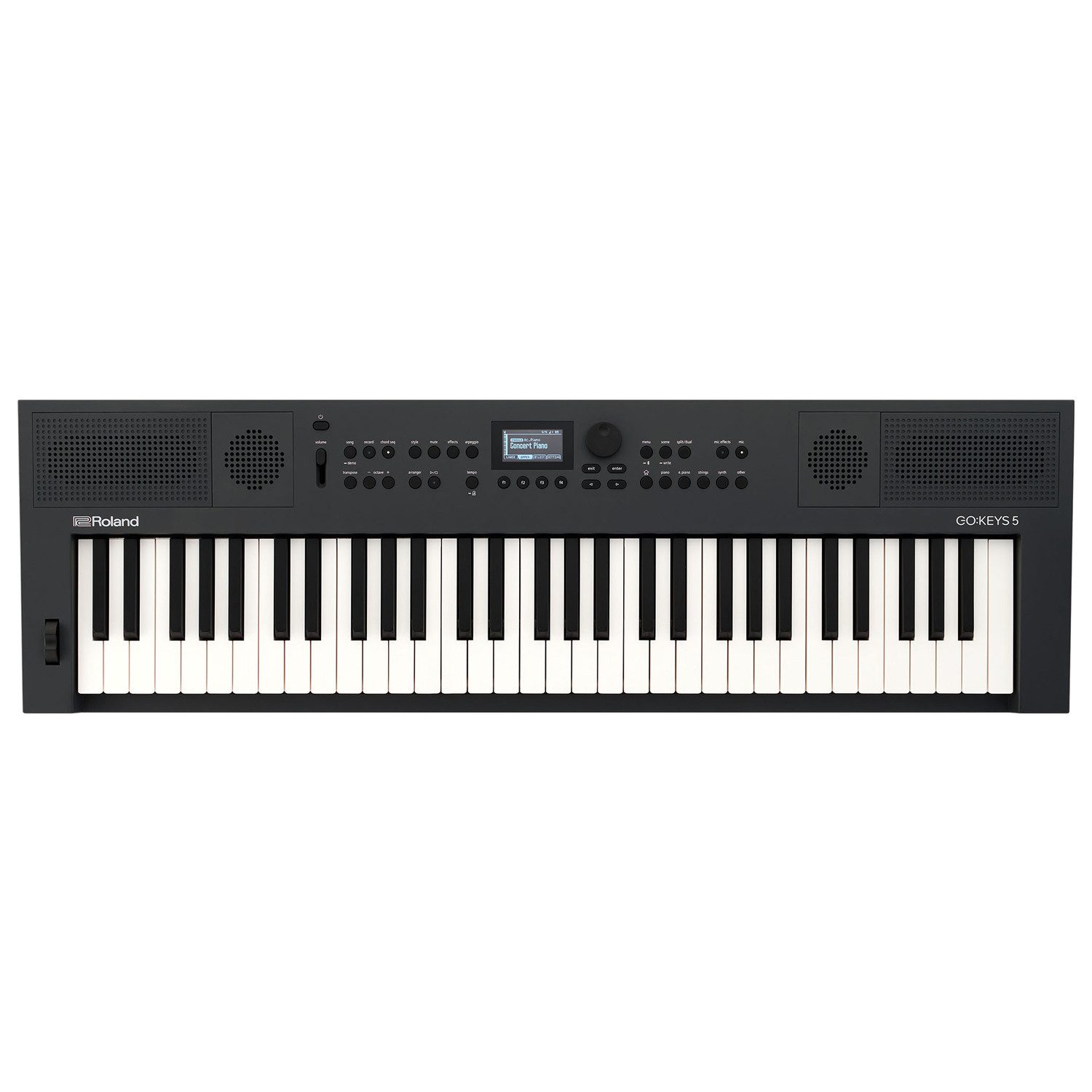 Roland Audio Entertainer-Keyboard Roland Keyboard GO:Keys 5 GT Graphit (Graphit, Music Creation Keyboard)