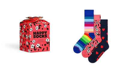 Happy Socks Socken (Box, 3-Paar) Flower Gift Set
