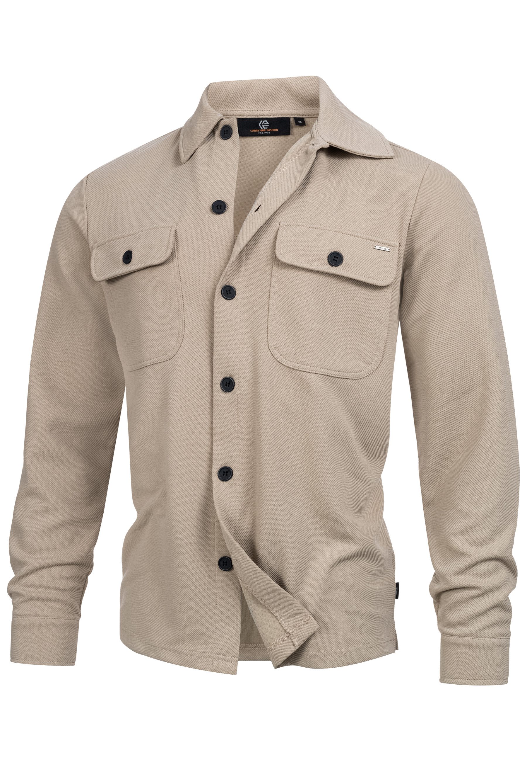 Indicode Langarmhemd INNello Elegantes Overshirt mit günstig online kaufen
