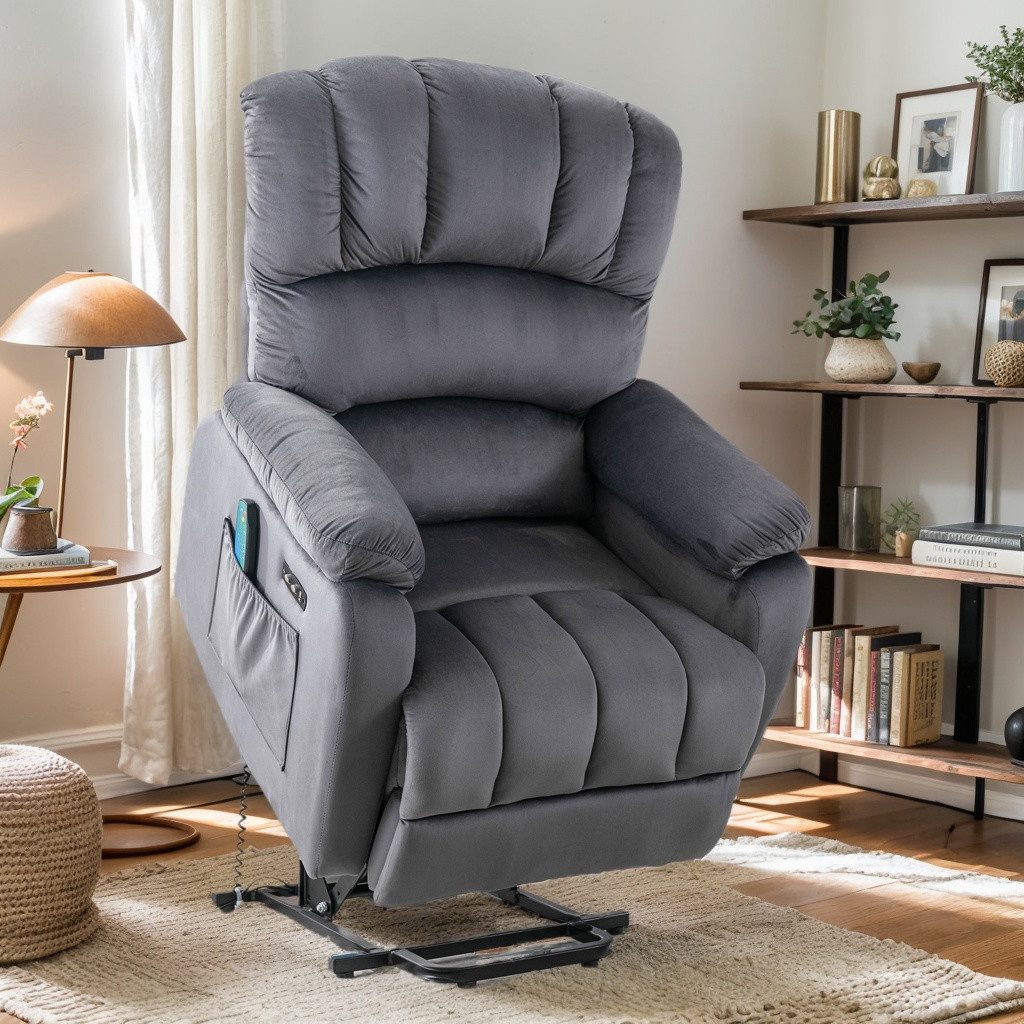 Ulife TV-Sessel elektrisch verstellbar Massagesessel Relaxsessel günstig online kaufen