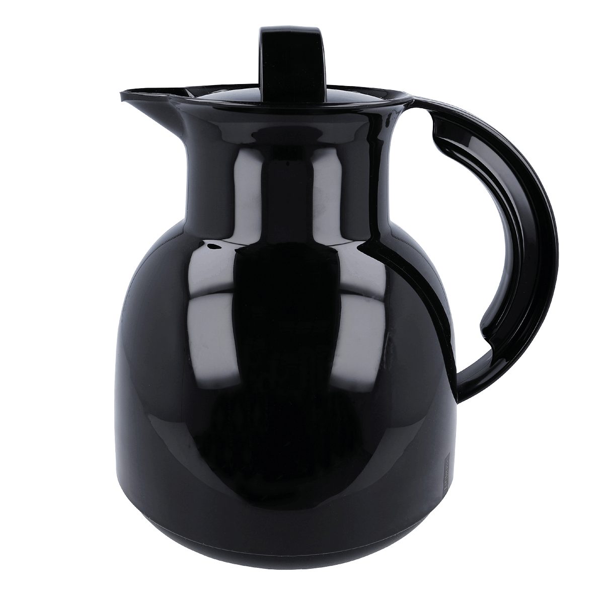 EUROHOME Isolierkanne Thermoskanne aus Edelstahl - Isolierbehälter 1L mit Schraubdeckel, 1 l, (1-St., Thermo Edelstahl Kanne 22 cm), Thermokanne mit Glaseinsatz für Kaffee und Tee