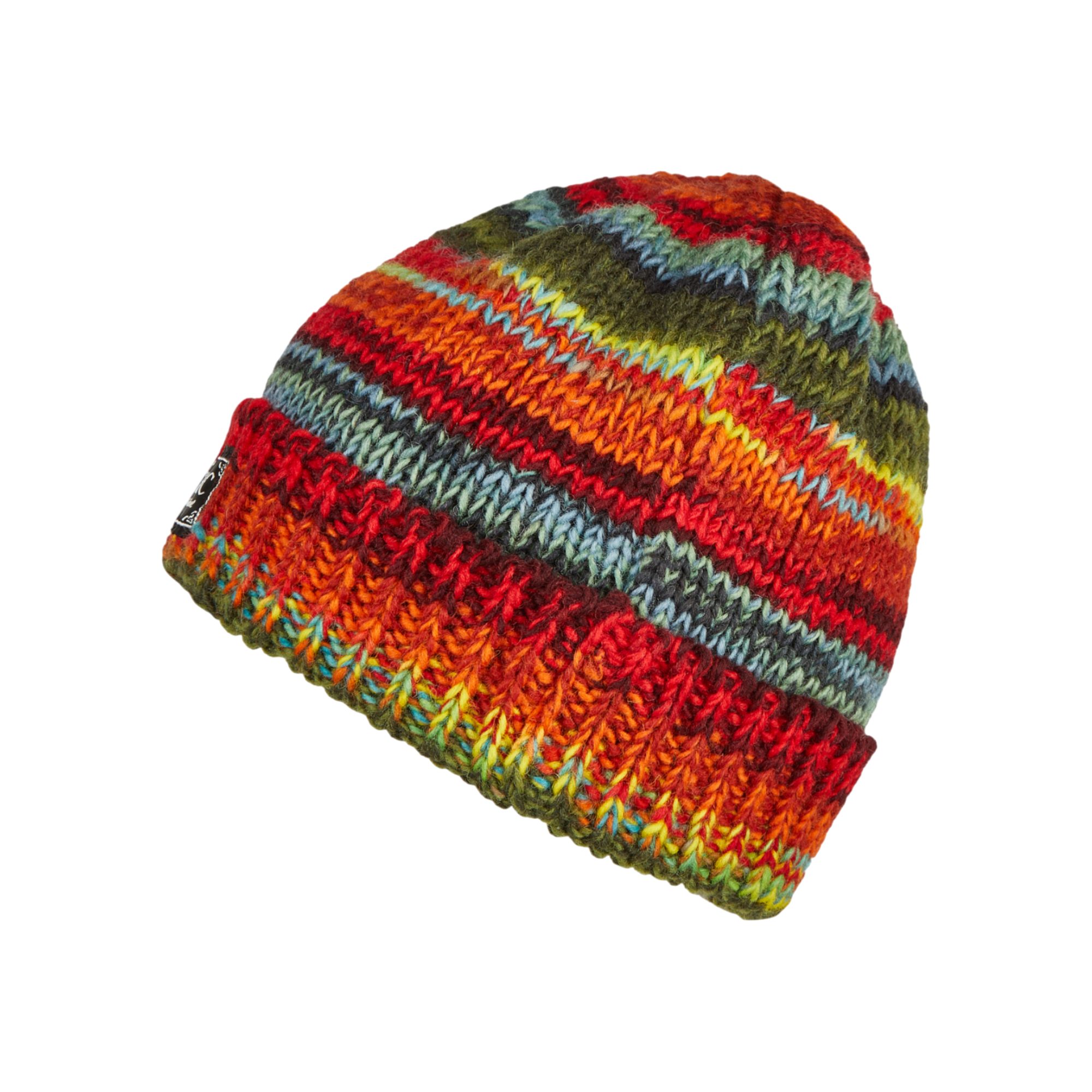 THC Natural Line Strickmütze THC Schafwoll Rollcap 616 (1 Stück, 1-St., 1 Stück) Innenfutter: Fleece
