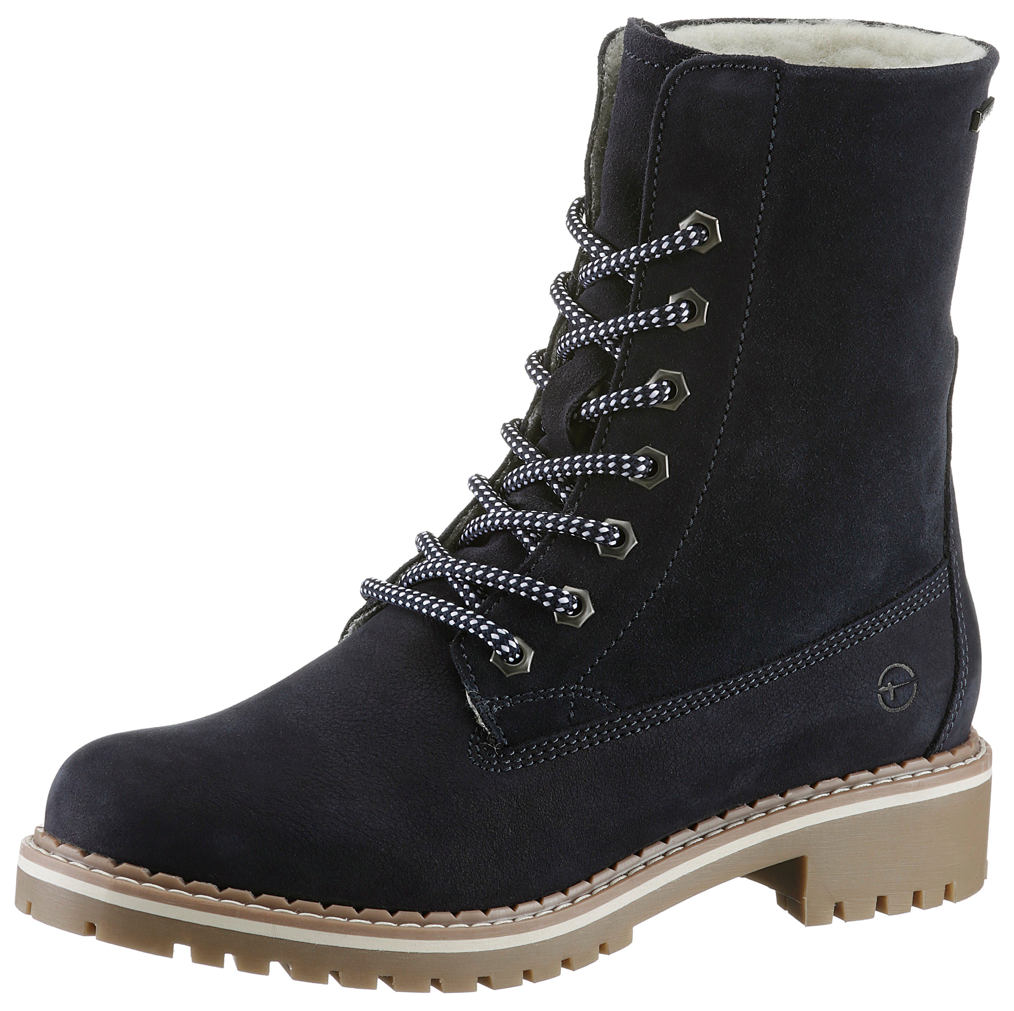 Tamaris Winterboots, Blockabsatz, Winterstiefelette, Schnürboots mit günstig online kaufen