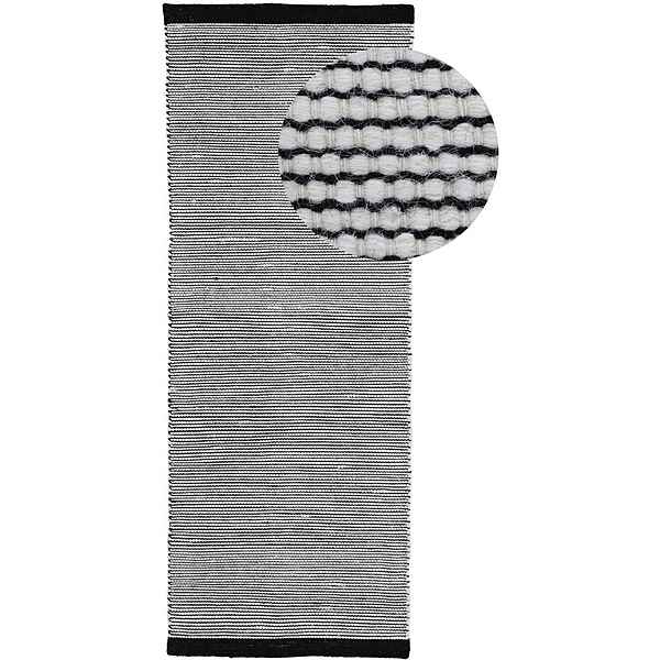Läufer »Mona«, carpetfine, rechteckig, Höhe: 5 mm, Wendeteppich aus Wolle/Baumwolle
