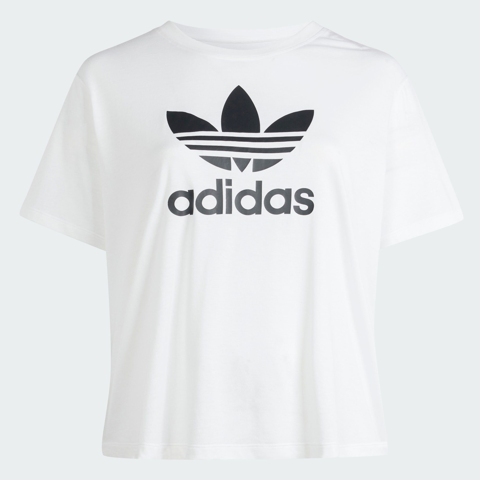 adidas Originals T-Shirt ADICOLOR GROSSE White TREFOIL BOXY – T-SHIRT GRÖSSEN