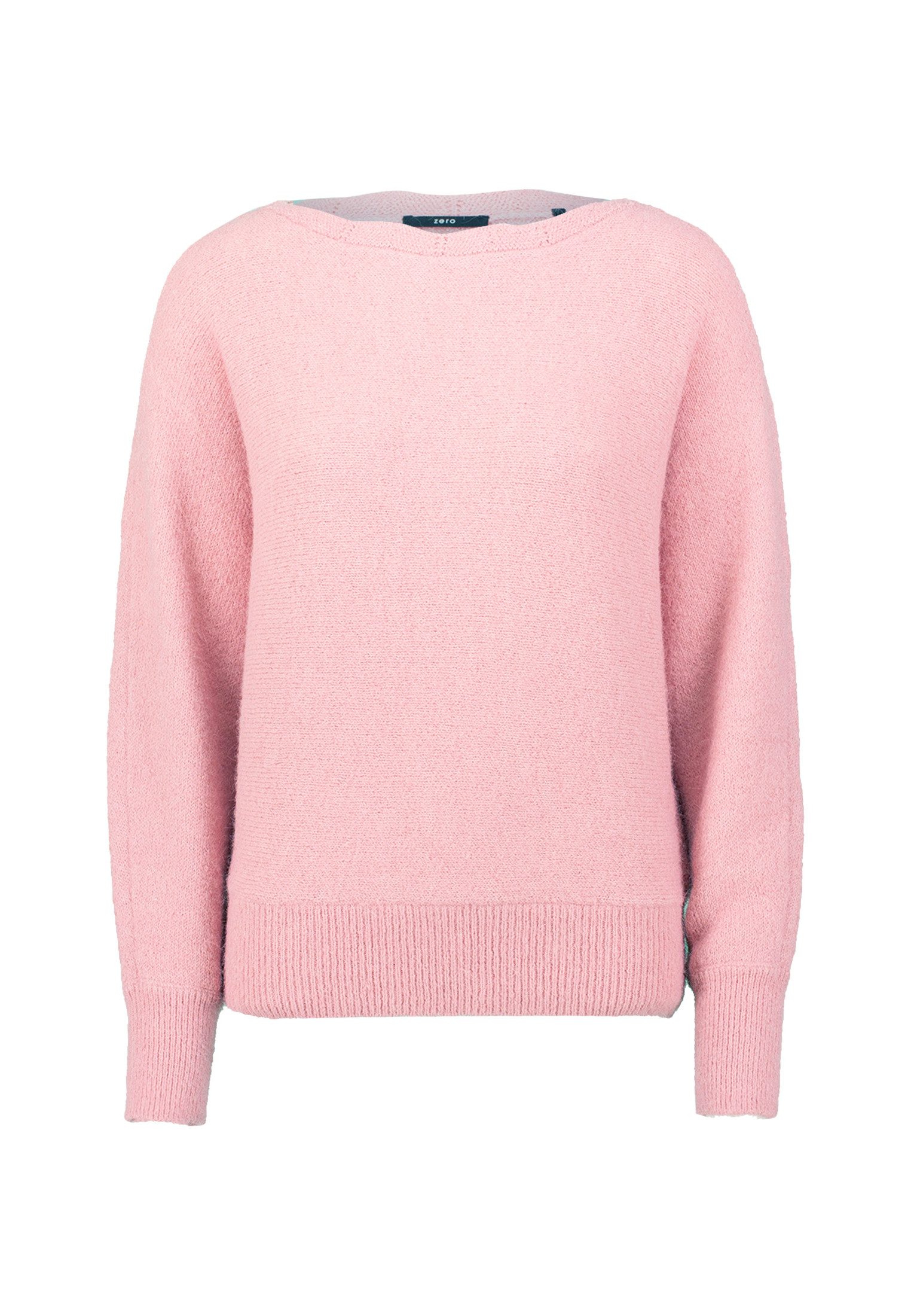 Zero Strickpullover Damen mit U-Boot Ausschnitt (1-tlg) Plain/ohne Details