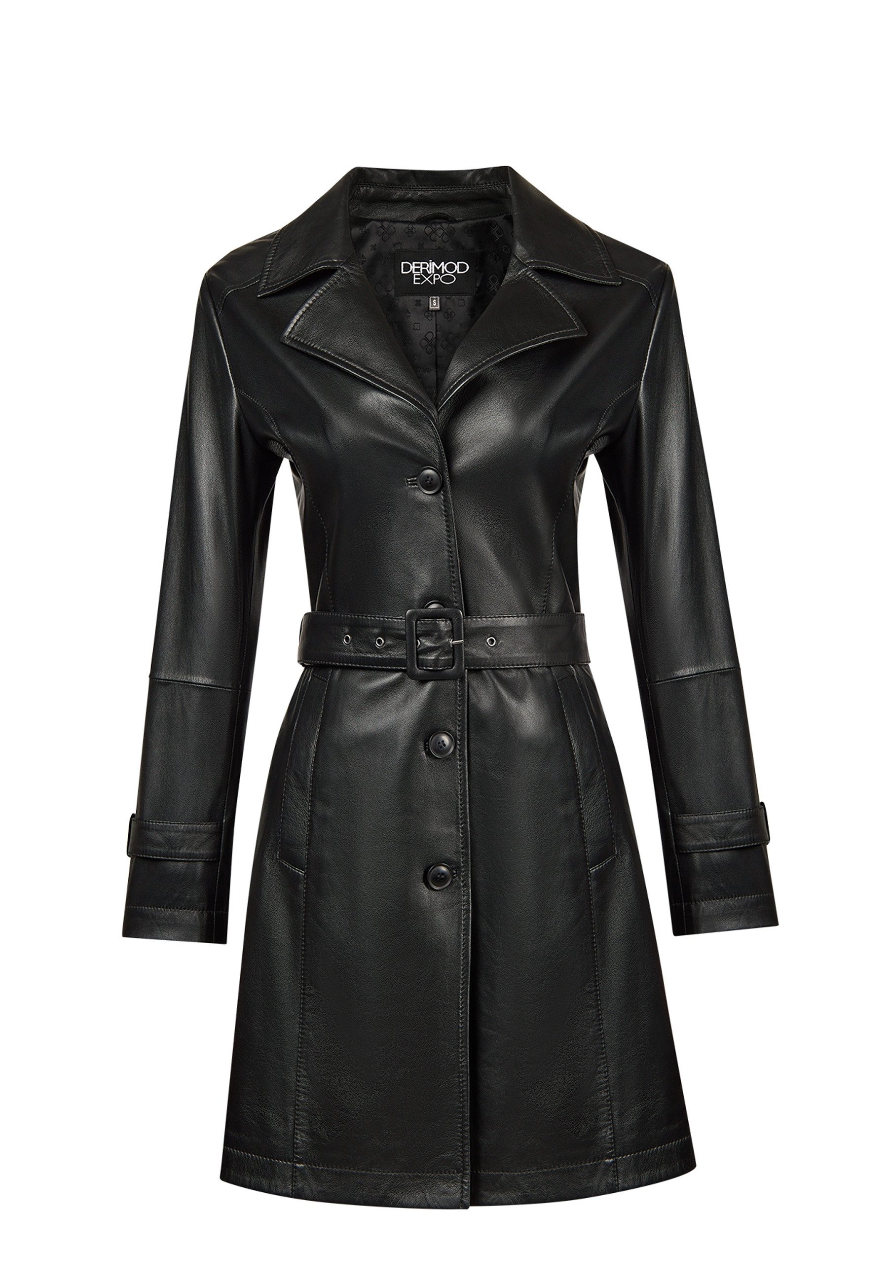 Derimod Lederjacke Lilian Ledertrenchcoat