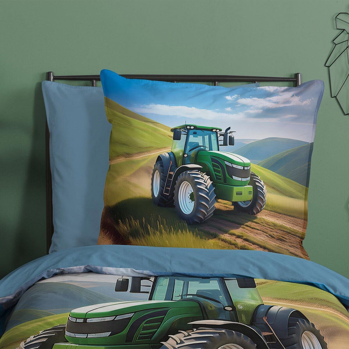 TRAUMSCHLAF Bettwäsche Traktor, Renforce, 2 teilig, starkes Design aus 100% günstig online kaufen