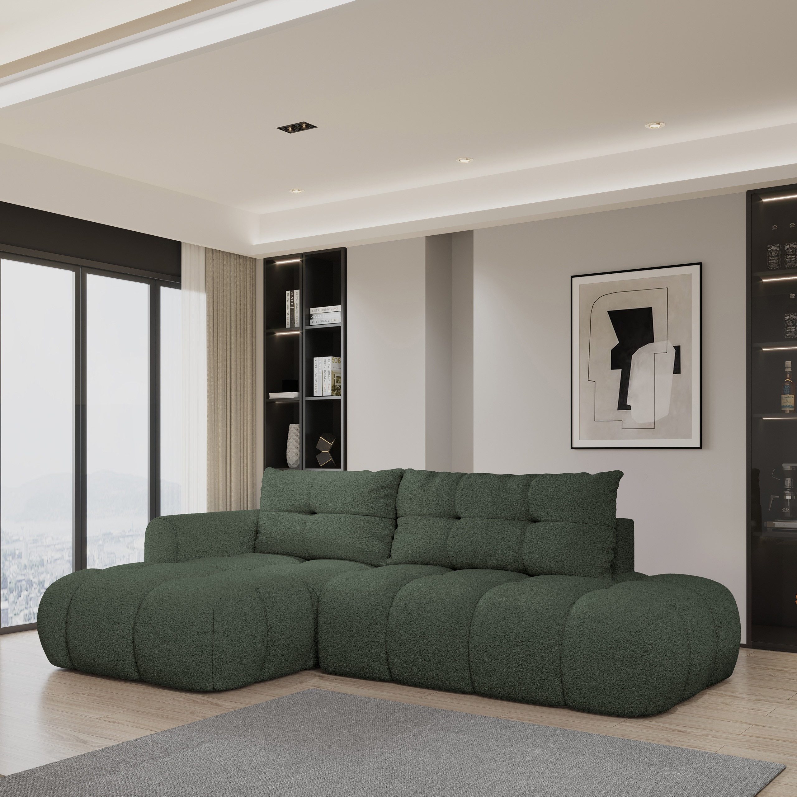 Masseno Ecksofa FLUMA mit Schlaffunktion L-Form, günstig online kaufen