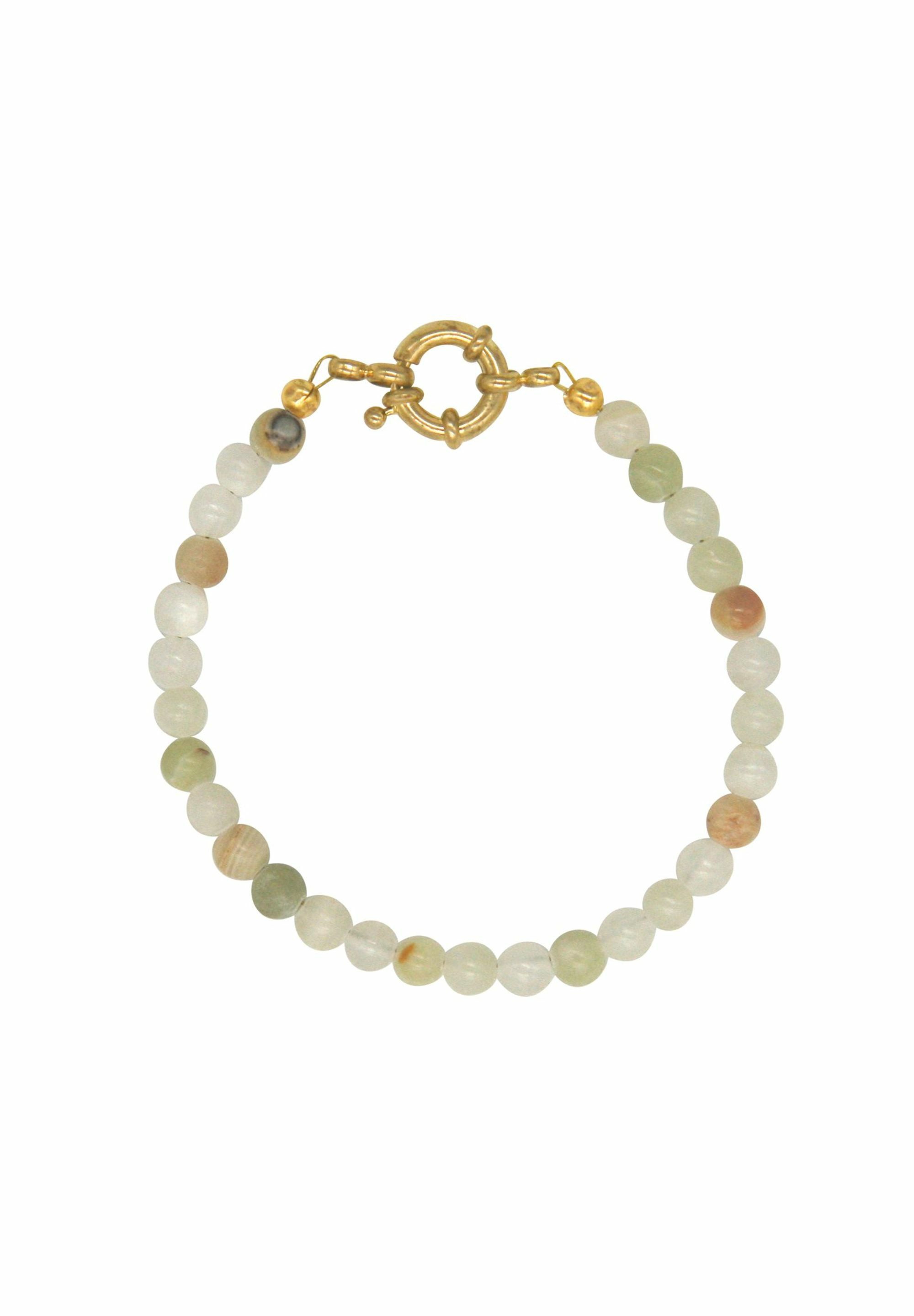 Gemshine Armband GRÜNER JADE FARBVERLAUF, Europäischer Schmuck: Qualität liebevoll hergestellt