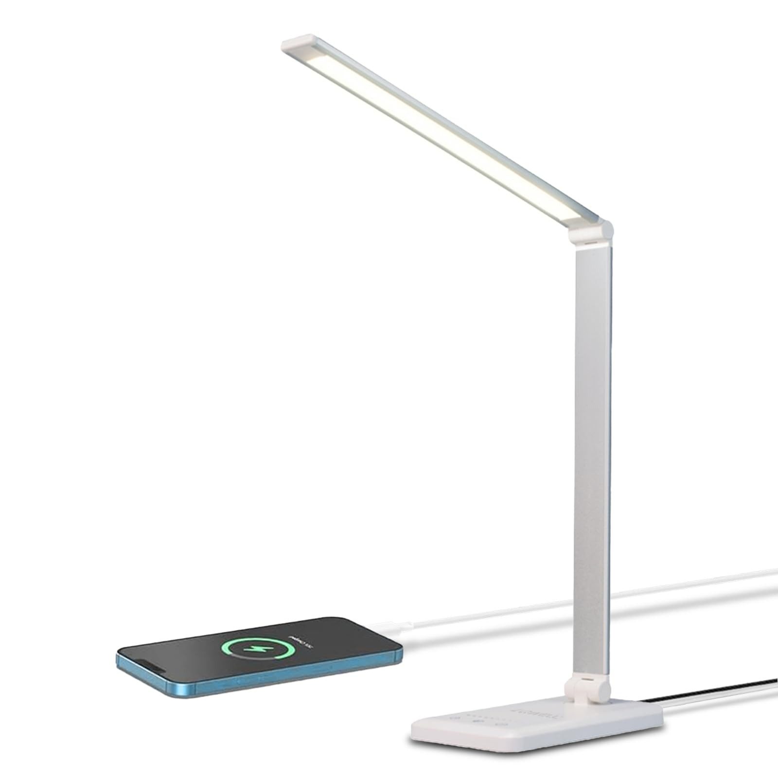 LQWELL Schreibtischlampe LED Schreibtischlampe Dimmbar Metallmaterial, günstig online kaufen