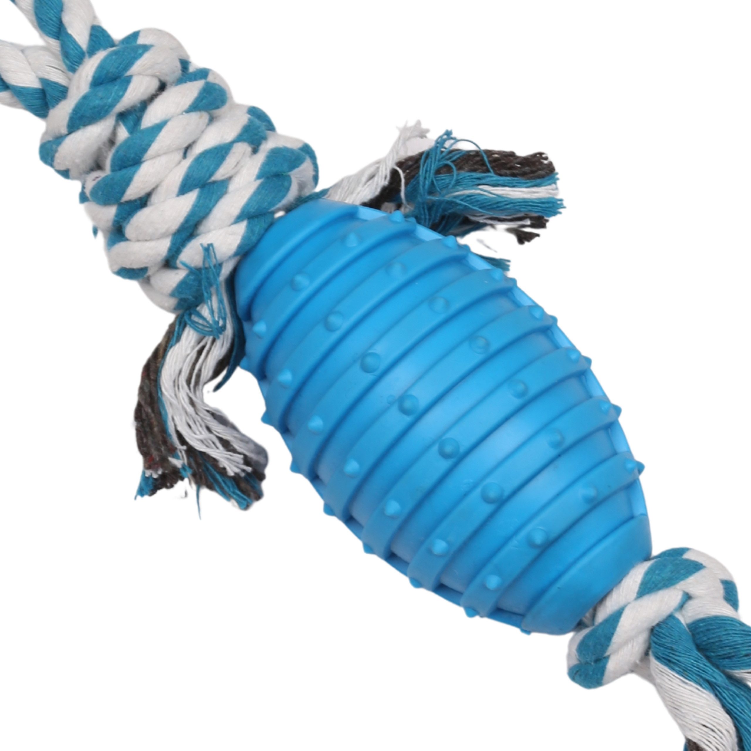 Sarcia.eu Tiertau Zerrspielzeug mit Ball für Hunde, 3in1 ZUM APPORTIEREN, ZIEHEN, KAUEN