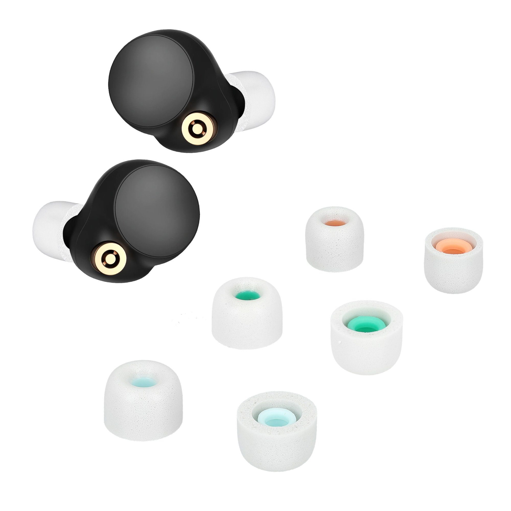 kwmobile 6x Ersatz In Ear Kopfhörer für Sony