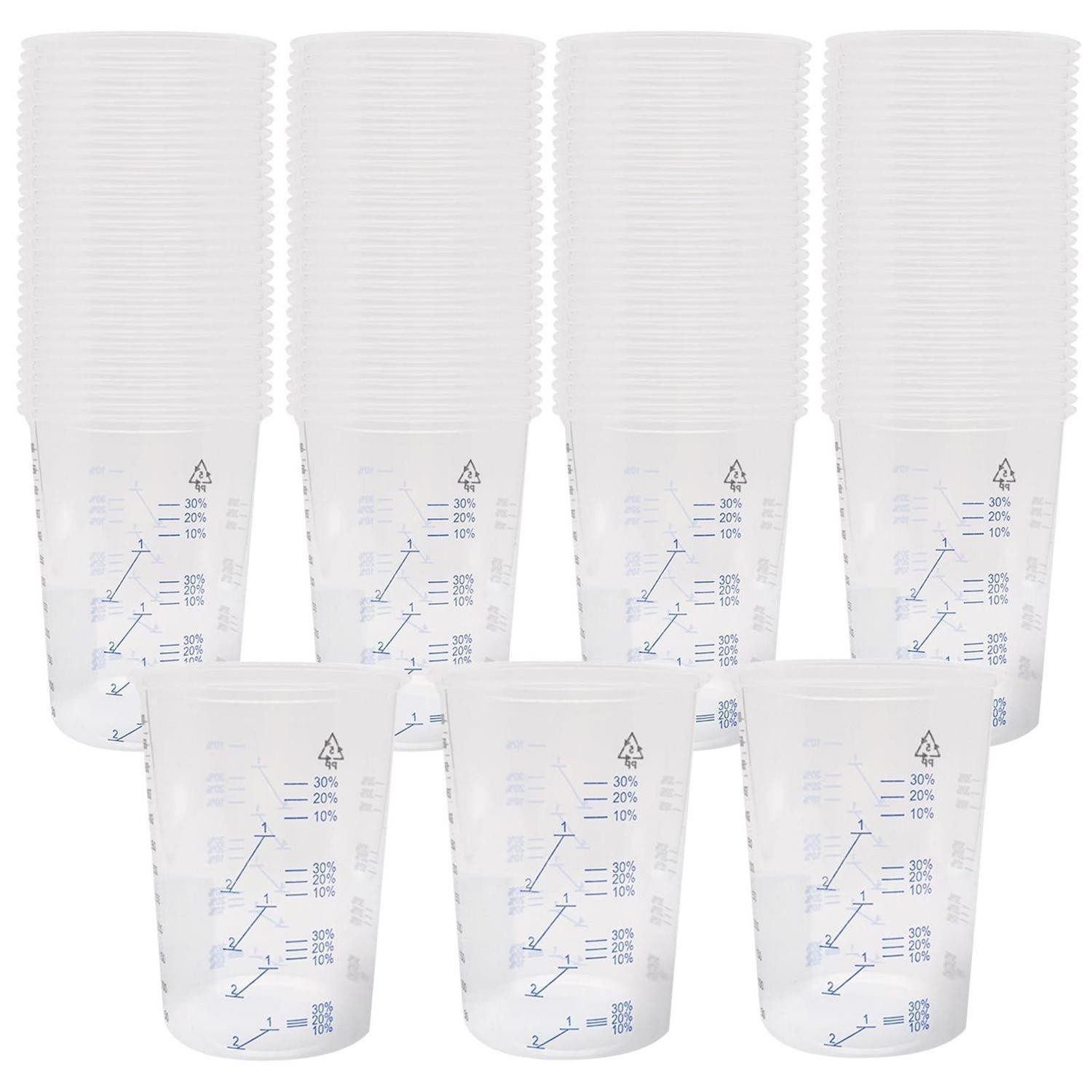 LuxusKollektion Messbecher Mischbecher Epoxidharz 600ml 50er Pack