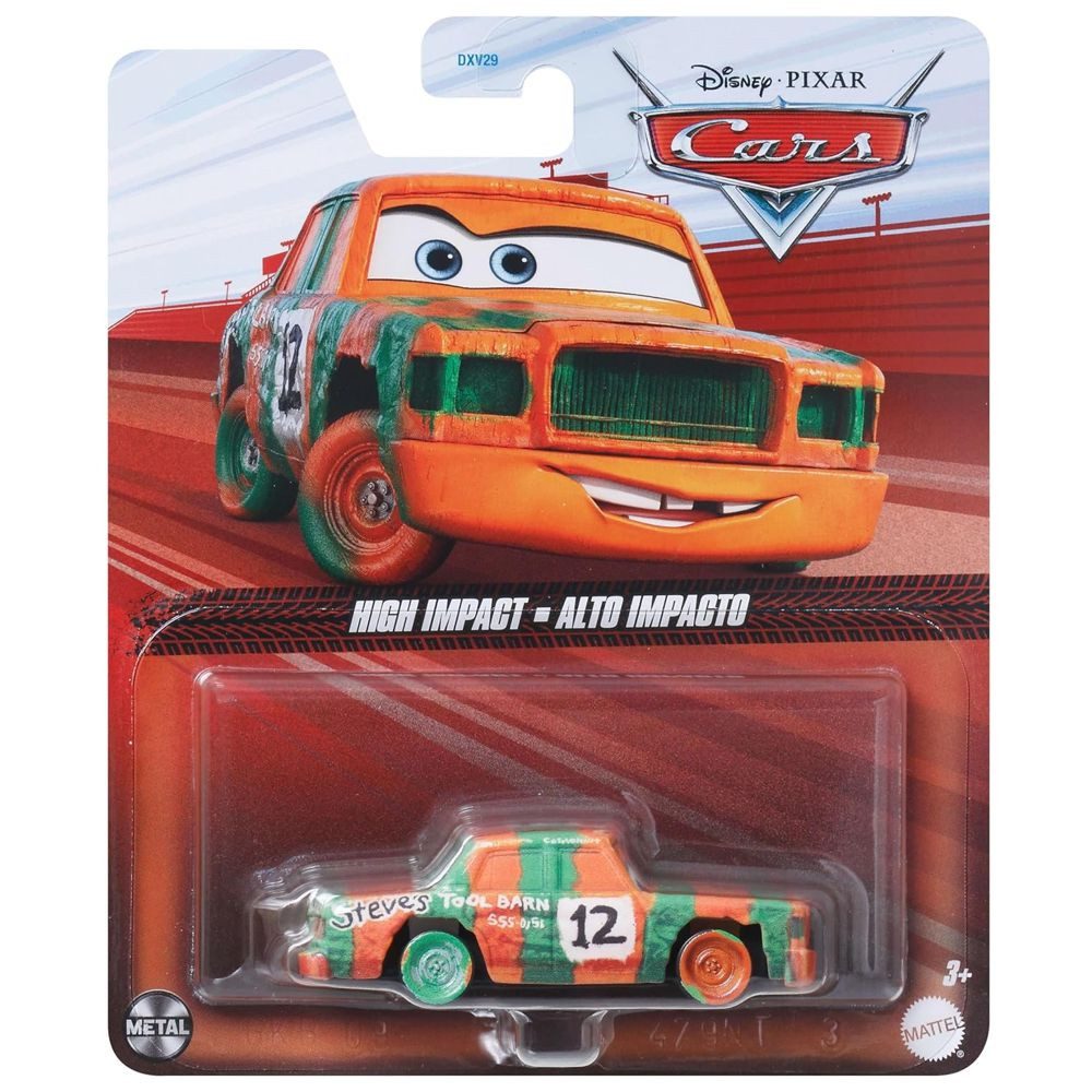 Disney Cars Spielzeug-Rennwagen High Impact JGP03 Disney Cars Die-Cast 1:55 Auto Fahrzeug