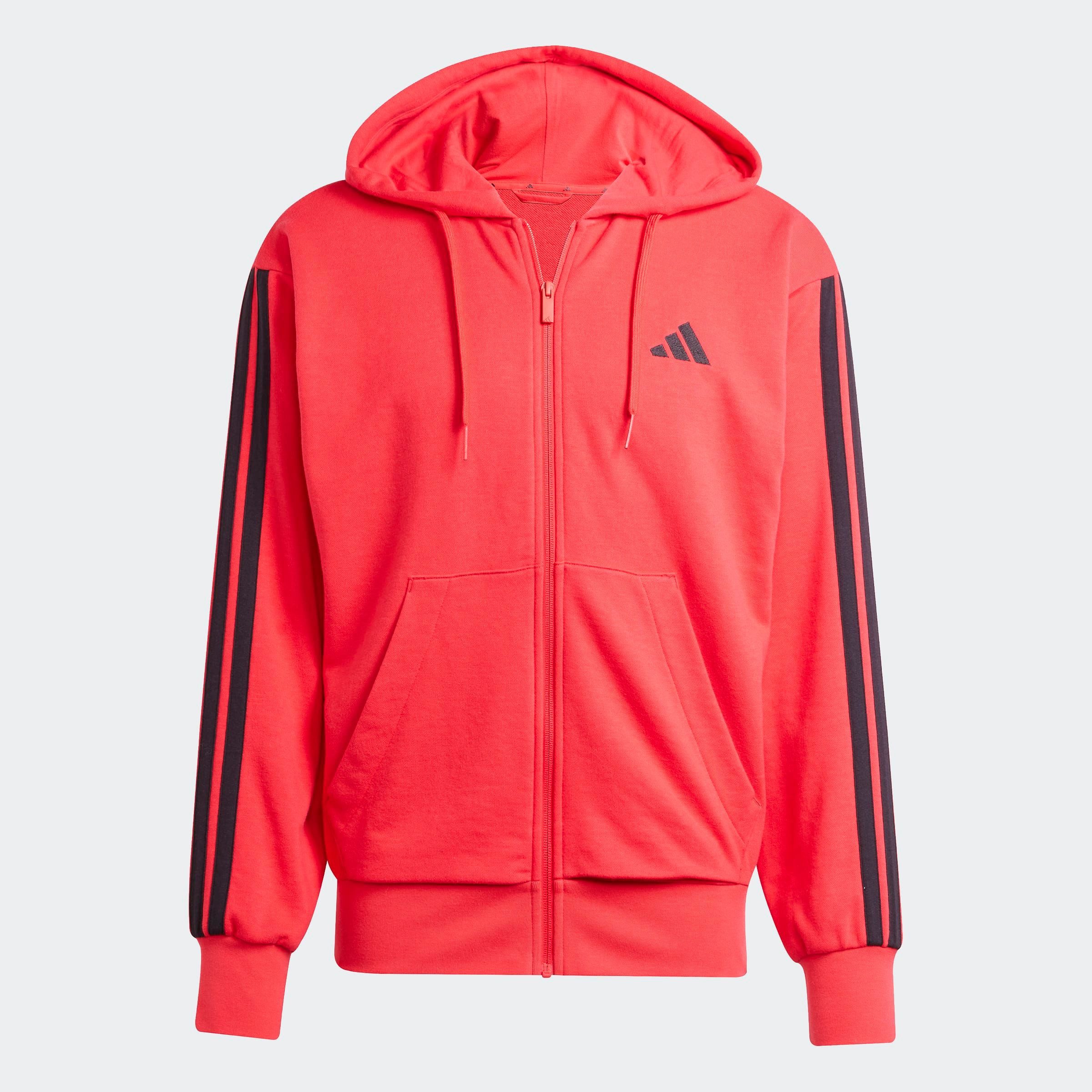 Kapuzensweatshirt ESSENTIALS 3-STREIFEN FRENCH TERRY