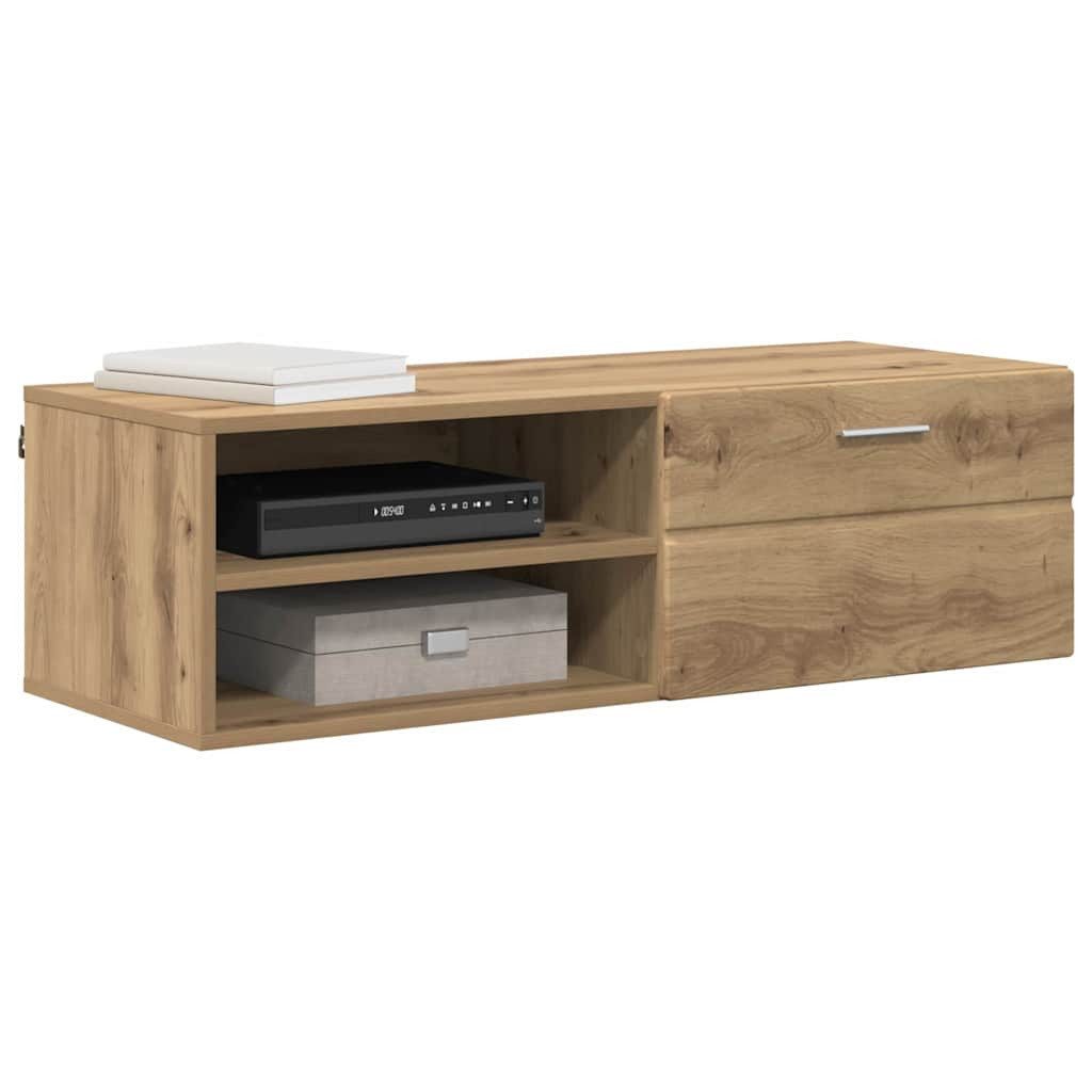 vidaXL Wohnzimmer-Set TV-Schränk Eiche handwerklich 100.5 günstig online kaufen
