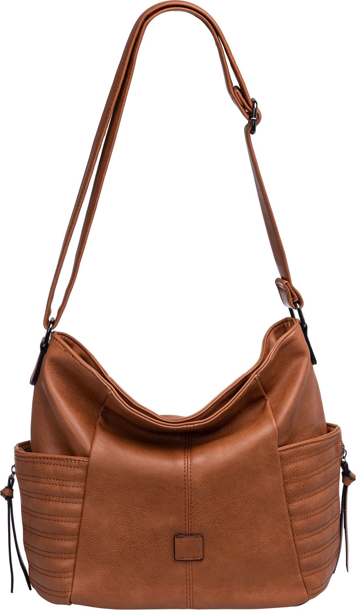 Caspar Umhängetasche »TS1073 mittelgroße sportliche Damen Crossbody Bag  Umhängetasche«