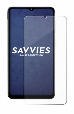 Savvies Panzerglas für Samsung Galaxy A12 Nacho, Displayschutzglas, Schutzglas Echtglas 9H Härte klar Anti-Fingerprint