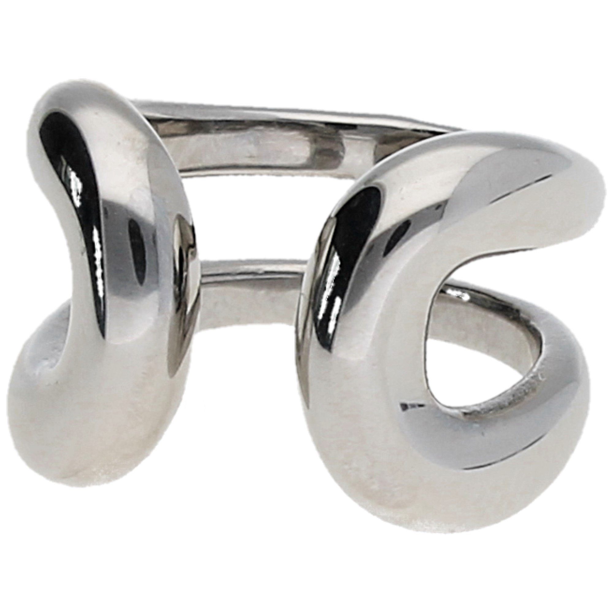 Jacques Charrel Fingerring topmodern mit offener Ringschiene, Edelstahl günstig online kaufen