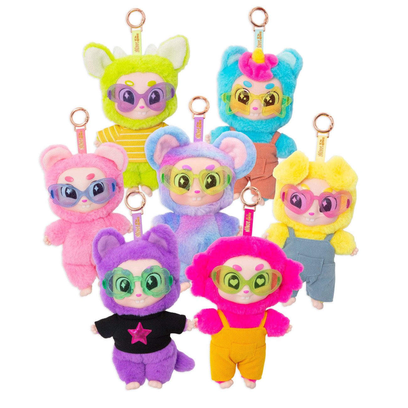 CRAZE Plüschfigur Nunos Lil' Monsters Blind Box Plüschfigur Supermarkt-Abenteuer 10 cm
