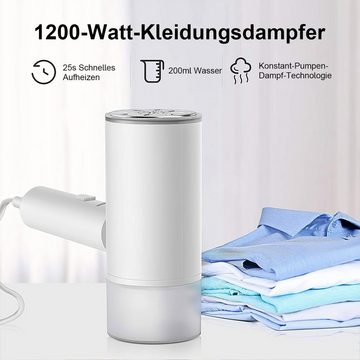 Welikera Dampfbürste Bügeleisen zum Aufhängen, 1200W Flach und hängend 78*230mm 200ml