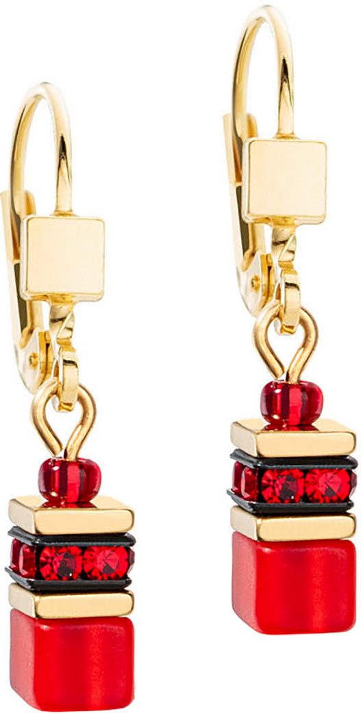 COEUR DE LION Paar Ohrhänger Schmuck Edelstahl GeoCUBE® Iconic Lite Würfelk günstig online kaufen