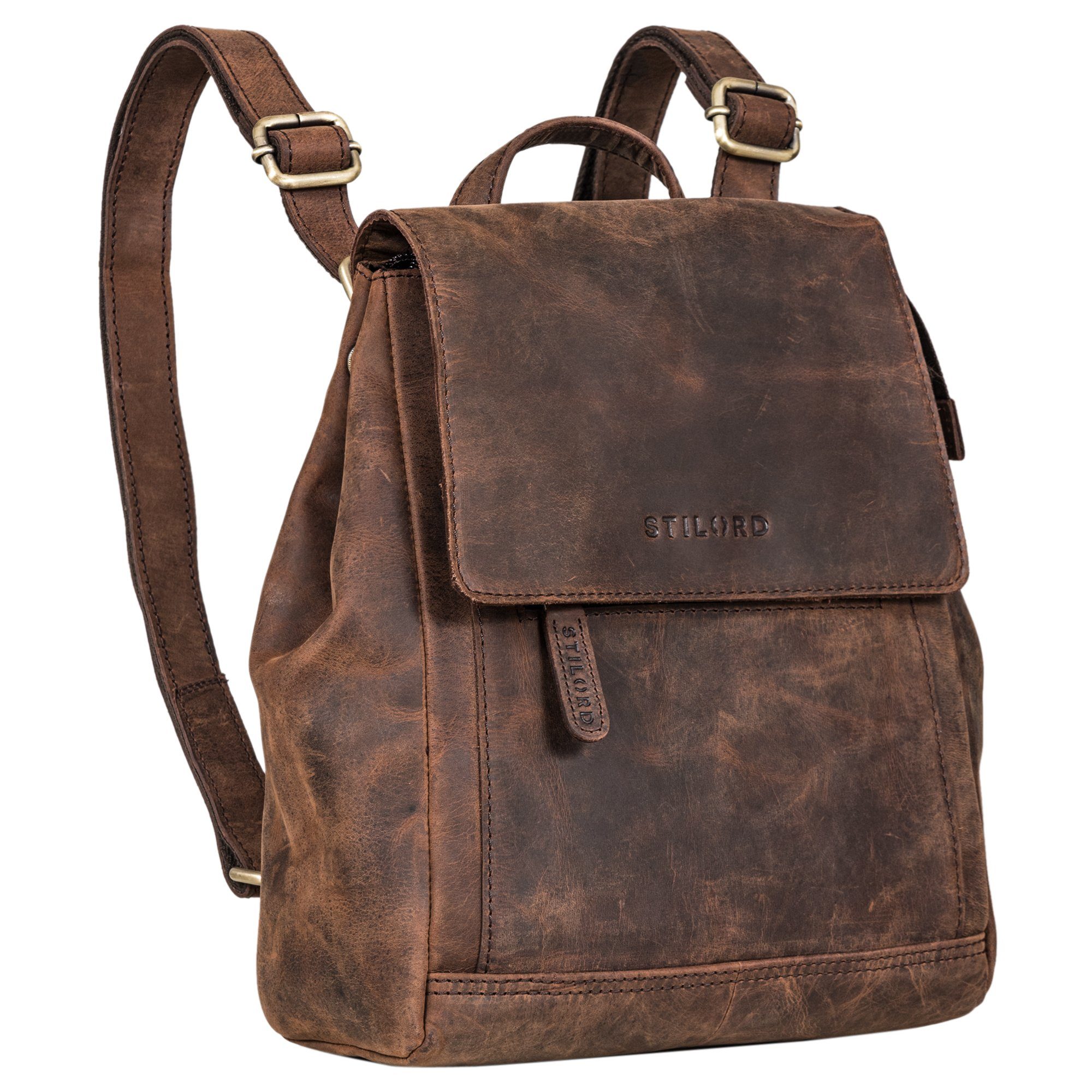 STILORD Cityrucksack "Allegra" Elegante Rucksack Handtasche Damen Leder günstig online kaufen