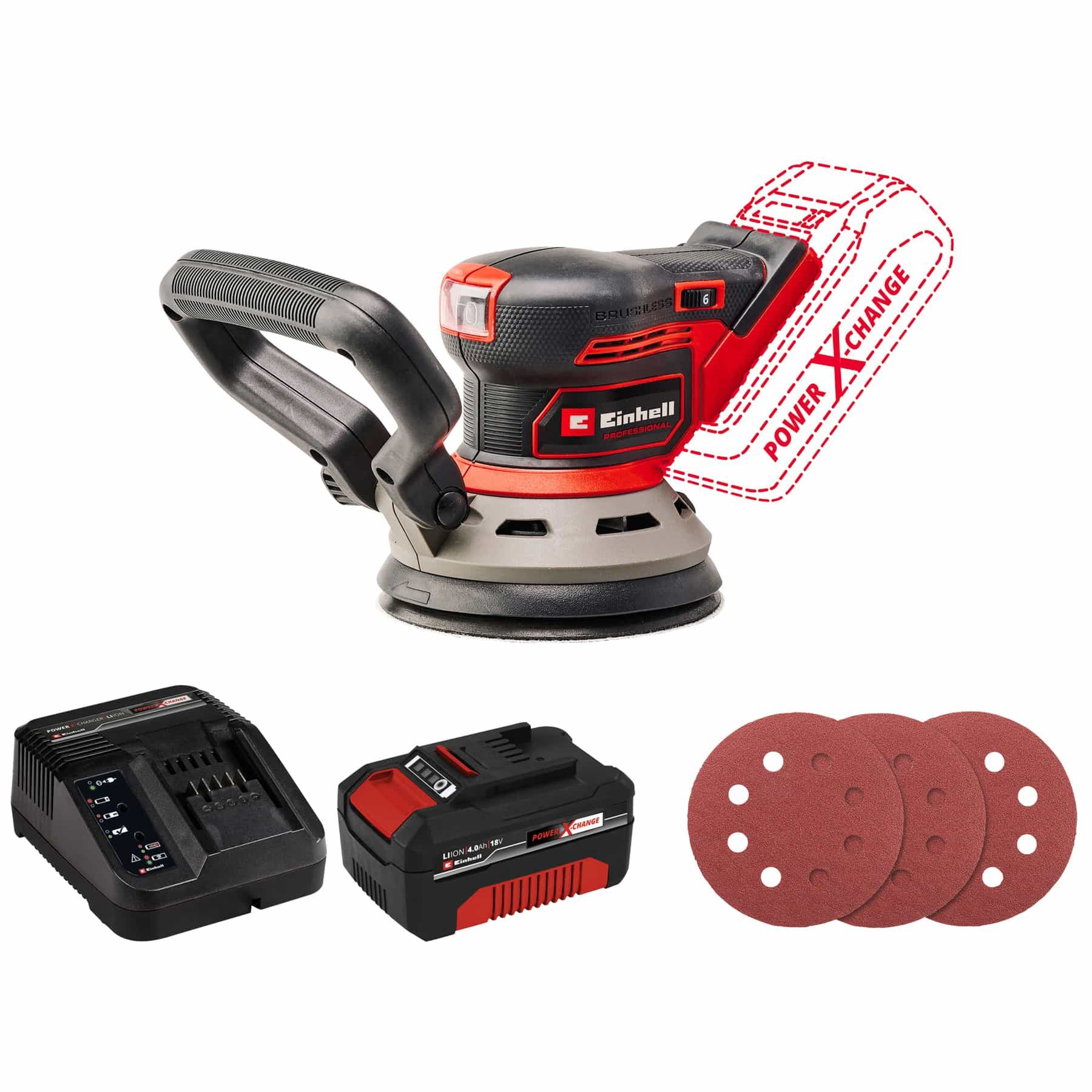 Einhell Fräse EINHELL Akku-Exzenterschleifer TP-RS 18/32 Li BL